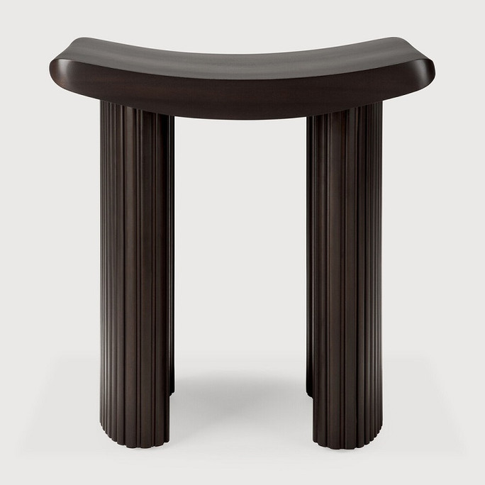 Ethnicraft Mahogany Roller Max Stool